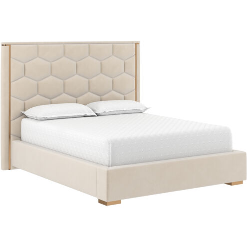 Alisha Meg Taupe Bed, Queen